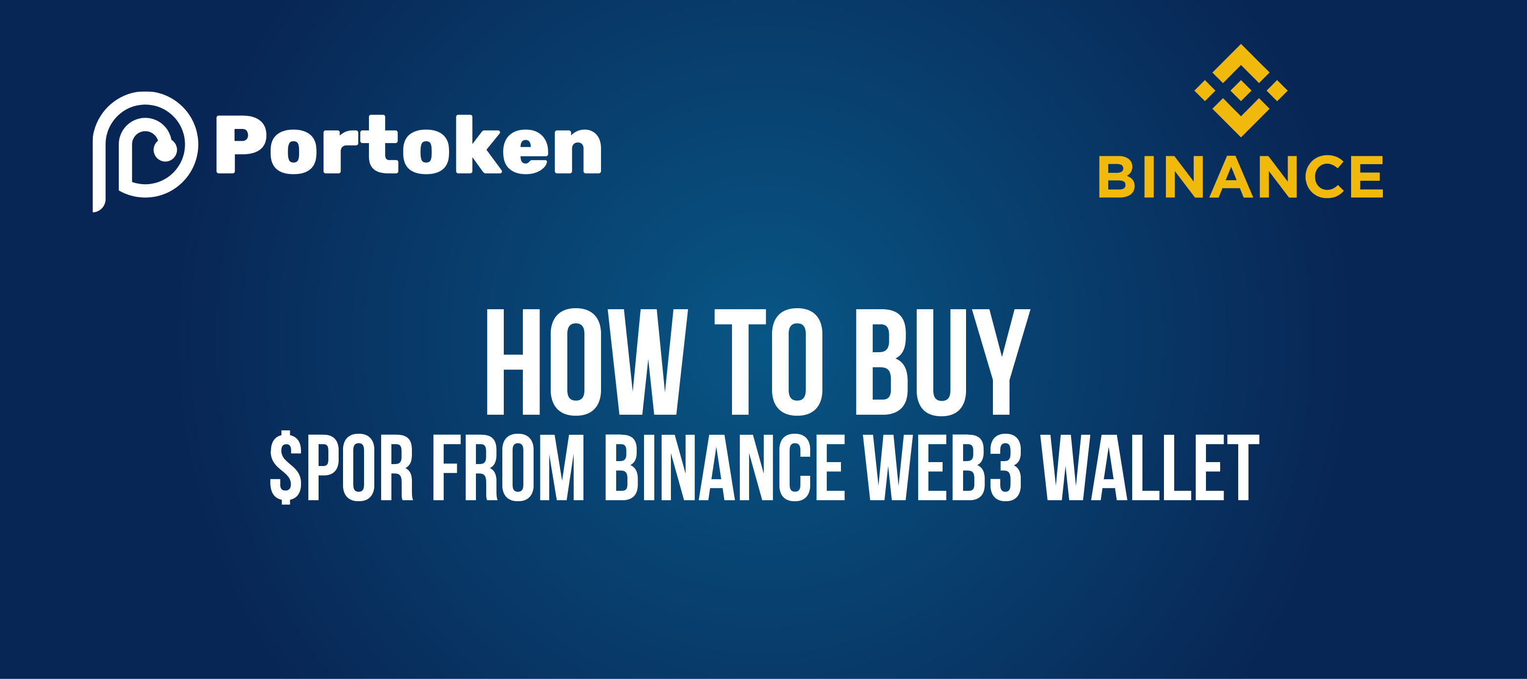 How to Buy POR From Binance Web3 Wallet